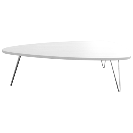 PNG coffee table Galet white