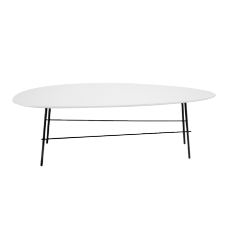 PNG table basse GALET blanc
